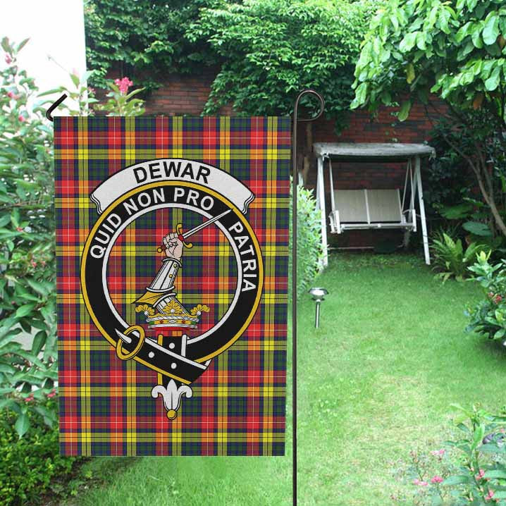 Scottish Dewar Clan Crest Tartan Garden Flag Tartan Plaid 2
