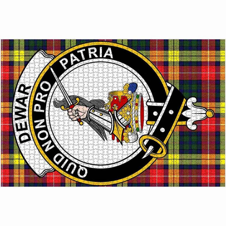 Scottish Dewar Clan Crest Tartan Jigsaw Puzzle 2