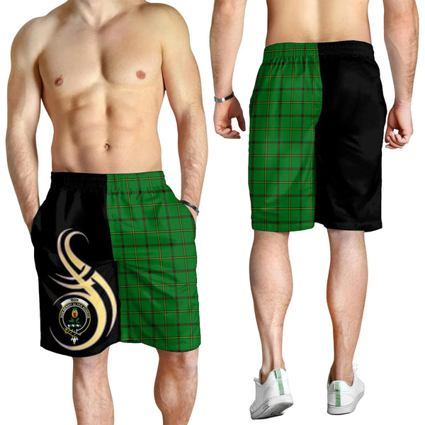 Scottish Don Clan Crest Tartan Believe in Me Men's Shorts