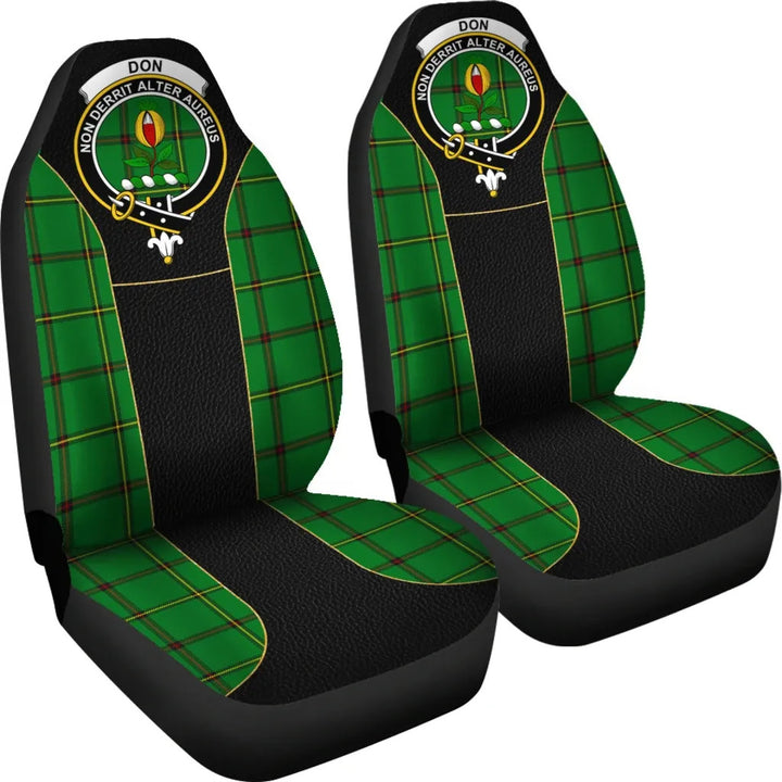 Scottish Don Clan Crest Tartan Car Seat Covers - Special Style 4