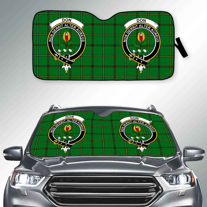 Scottish Don Clan Crest Tartan Car Windshield Sun Shade Tartan Plaid 2