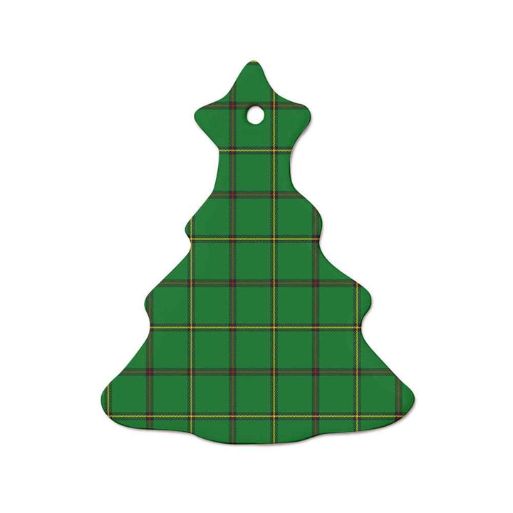 Scottish Don (Tribe-of-Mar) Clan Tartan Ceramic Ornament  Tree Shape Tartan Plaid