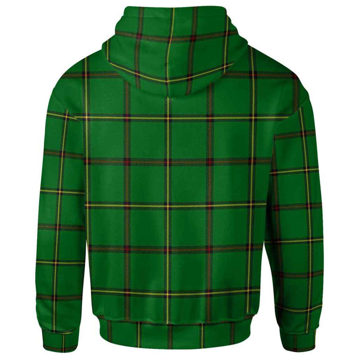 Scottish Don (Tribe-of-Mar) Clan Tartan Hoodie Back Side Tartan Plaid