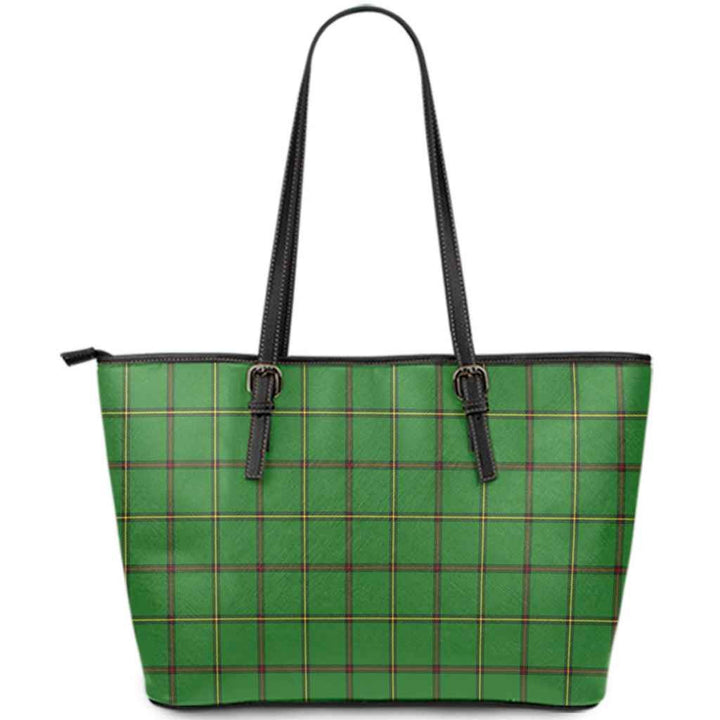 Scottish Don (Tribe-of-Mar) Clan Tartan Leather Tote Tartan Plaid