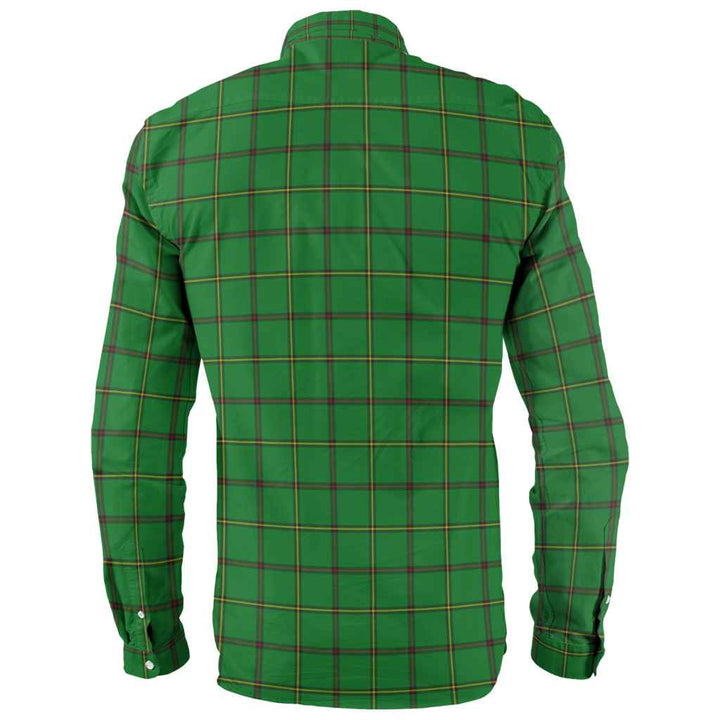 Scottish Don (Tribe-of-Mar) Clan Tartan Long Sleeve Shirt Back Side Tartan Plaid