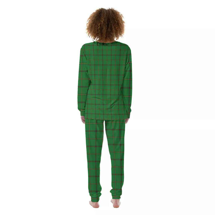Scottish Don (Tribe-of-Mar) Clan Tartan Pajama Set Women Back Side Tartan Plaid