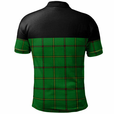 Scottish Don (Tribe-of-Mar) Clan Tartan Polo Shirt - Horizontal Style Back Side Tartan Plaid
