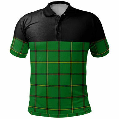 Scottish Don (Tribe-of-Mar) Clan Tartan Polo Shirt - Horizontal Style Front Side Tartan Plaid