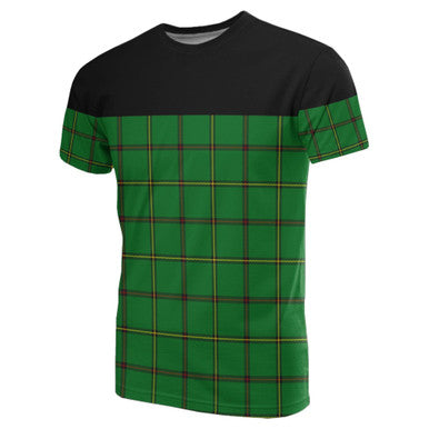Scottish Don (Tribe-of-Mar) Clan Tartan T-Shirt Horizontal Style Front Side Tartan Plaid