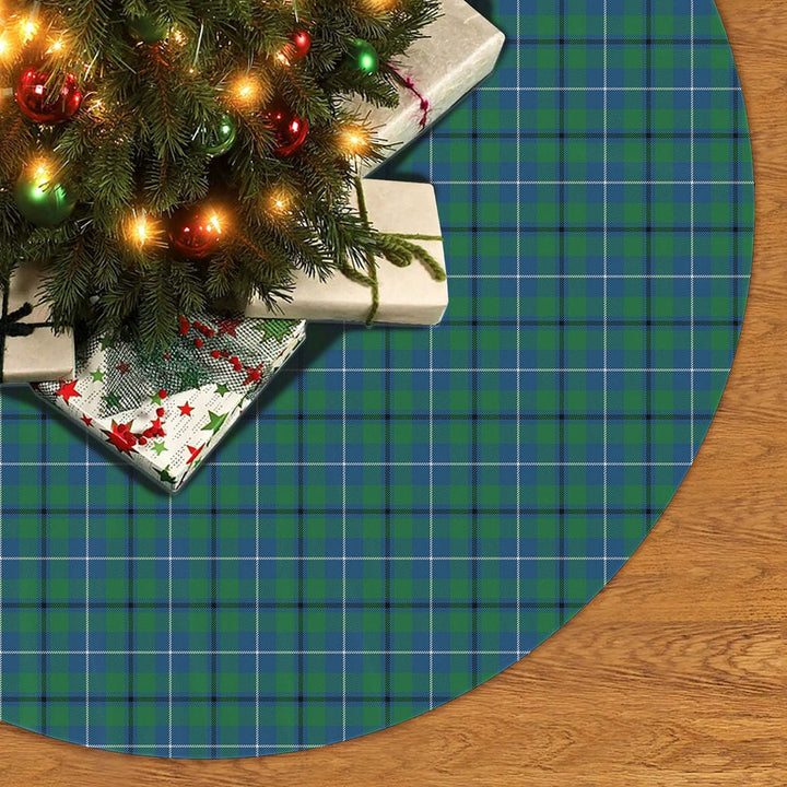 Scottish Douglas Ancient Clan Tartan Christmas Tree Skirt No Tassels 2 Tartan Plaid