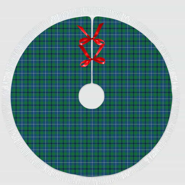 Scottish Douglas Ancient Clan Tartan Christmas Tree Skirt Tassels 1 Tartan Plaid