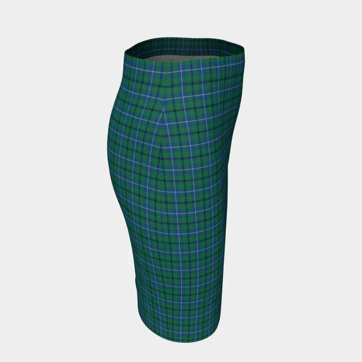 Scottish Douglas Ancient Clan Tartan Fitted Skirt Tartan Plaid 3