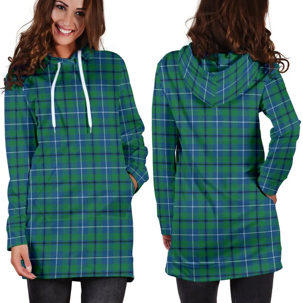 Scottish Douglas Ancient Clan Tartan Hoodie Dress