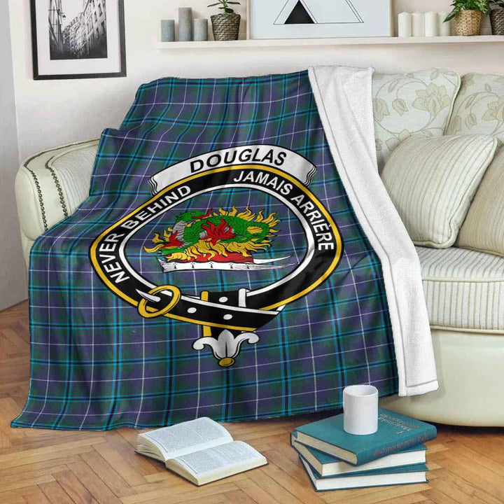 Scottish Douglas Clan Crest Tartan Blanket Tartan Plaid 2