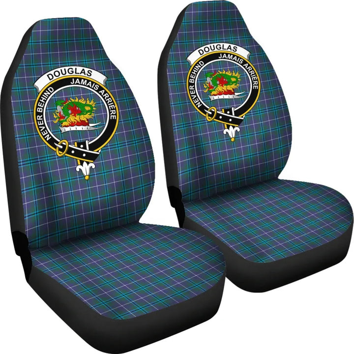 Scottish Douglas Clan Crest Tartan Car Seat Covers 4
