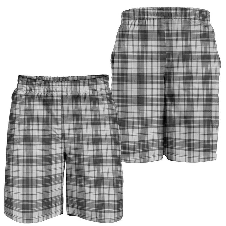Scottish Douglas Grey Modern Clan Tartan Men's Shorts