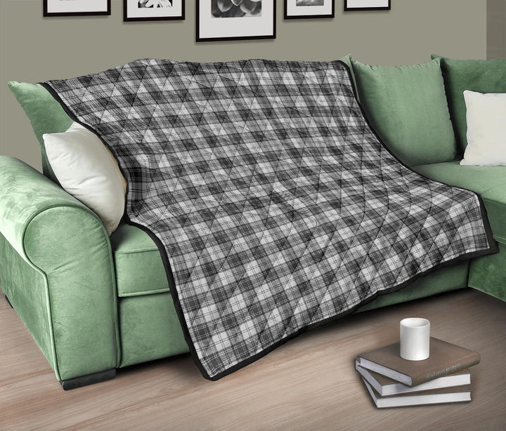 Scottish Douglas Grey Modern Clan Tartan Quilt Tartan Plaid 10