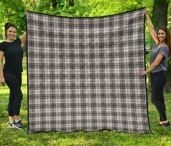Scottish Douglas Grey Modern Clan Tartan Quilt Tartan Plaid 1