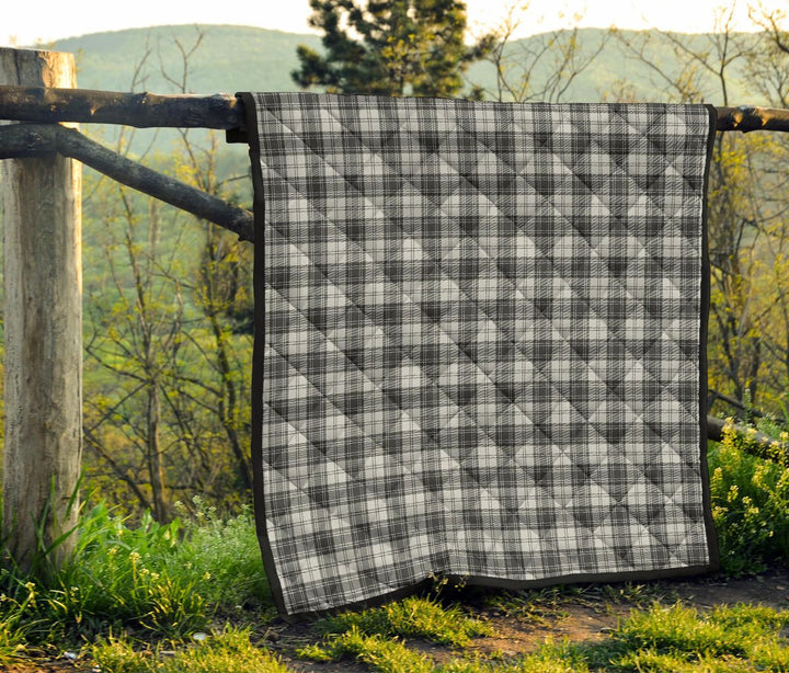 Scottish Douglas Grey Modern Clan Tartan Quilt Tartan Plaid 6