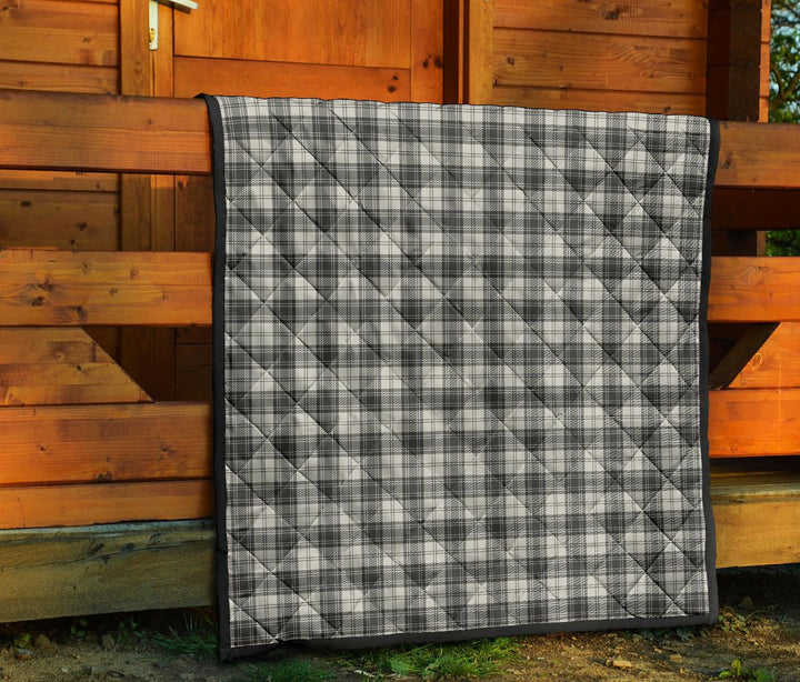 Scottish Douglas Grey Modern Clan Tartan Quilt Tartan Plaid 7