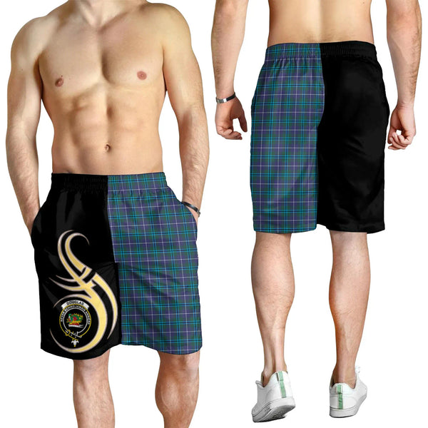 Scottish Douglas Modern Clan Crest Tartan Believe in Me Men's Shorts