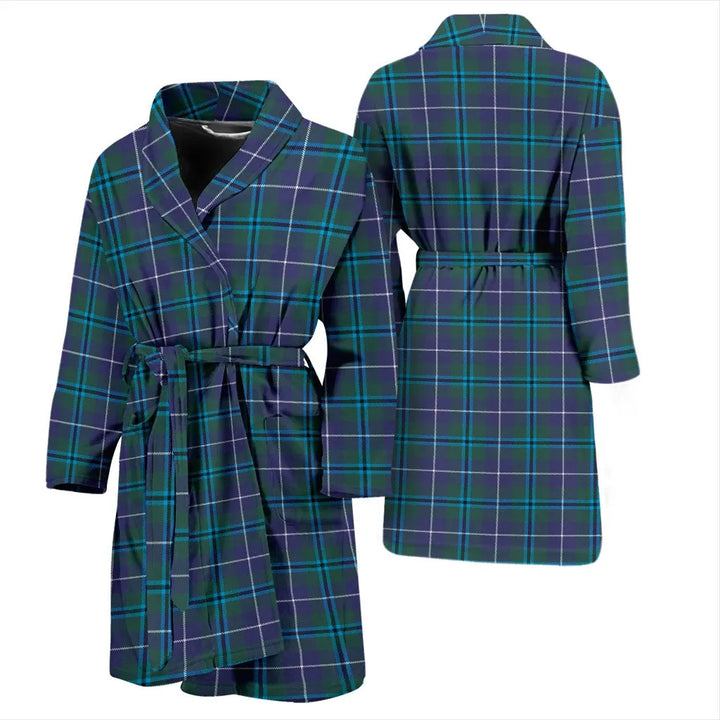 Scottish Douglas Modern Clan Tartan Bathrobe 3
