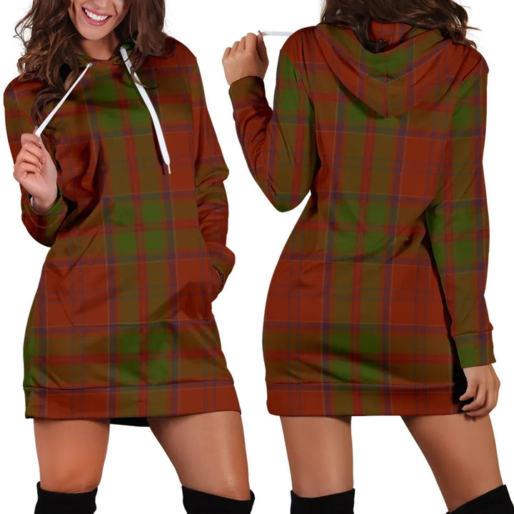 Scottish Drummond Clan Tartan Hoodie Dress