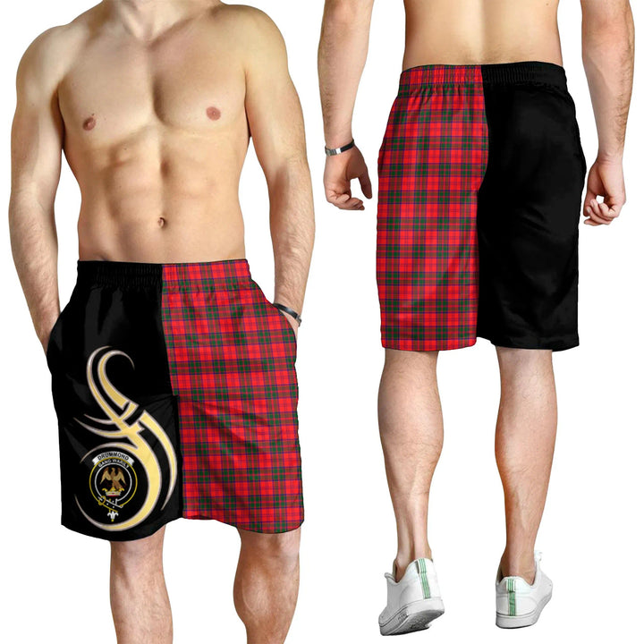Scottish Drummond Modern Clan Crest Tartan Believe in Me Men's Shorts