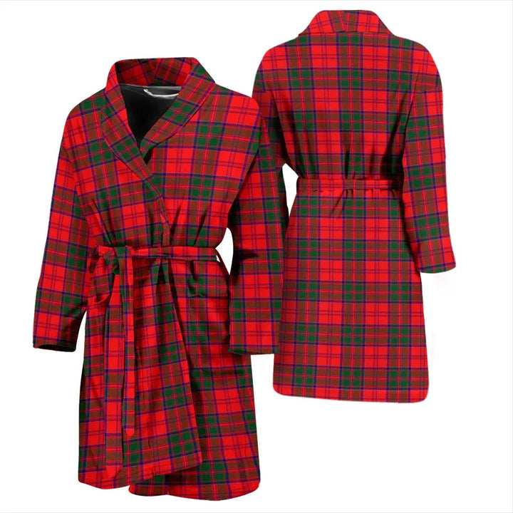 Scottish Drummond Modern Clan Tartan Bathrobe 3