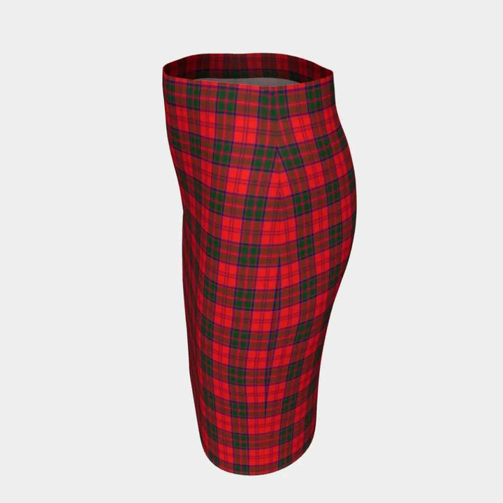 Scottish Drummond Modern Clan Tartan Fitted Skirt Tartan Plaid 2