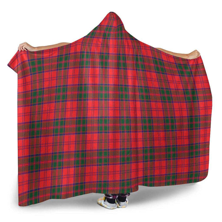 Scottish Drummond Modern Clan Tartan Hooded Blanket Tartan Plaid 2