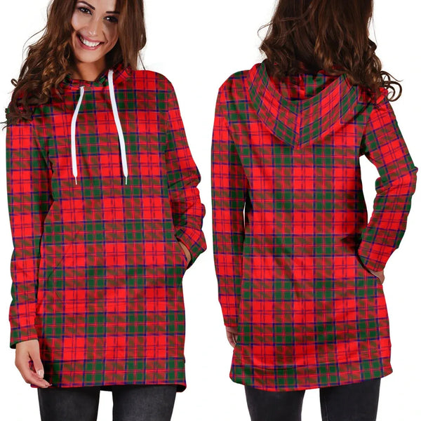 Scottish Drummond Modern Clan Tartan Hoodie Dress