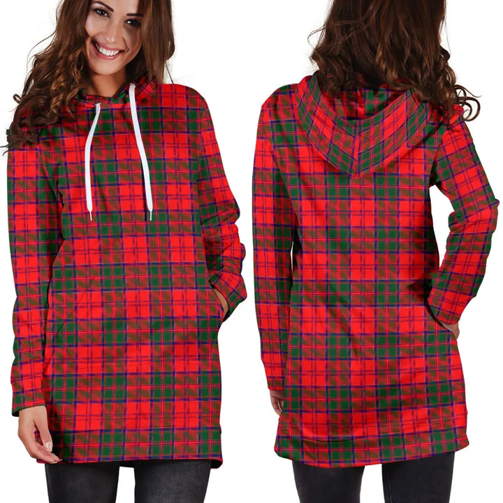Scottish Drummond Modern Clan Tartan Hoodie Dress