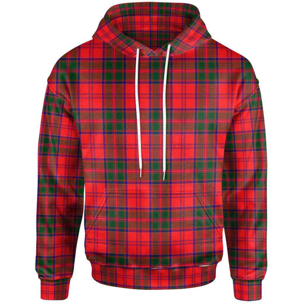 Scottish Drummond Modern Clan Tartan Hoodie Front Side Tartan Plaid