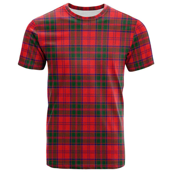Scottish Drummond Modern Clan Tartan T-Shirt Front Side Tartan Plaid