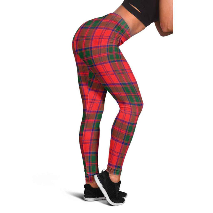 Scottish Drummond Modern Clan Tartan Women Leggings Tartan Plaid 1