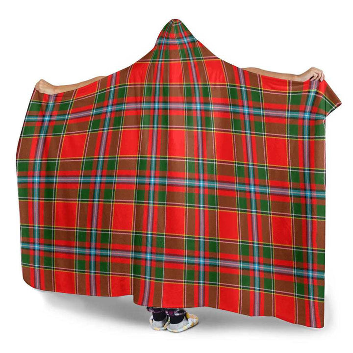 Scottish Drummond of Perth Clan Tartan Hooded Blanket Tartan Plaid 3