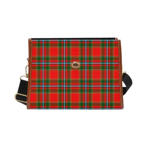 Scottish Drummond of Perth Clan Tartan Waterproof Canvas Bag Tartan Plaid 2
