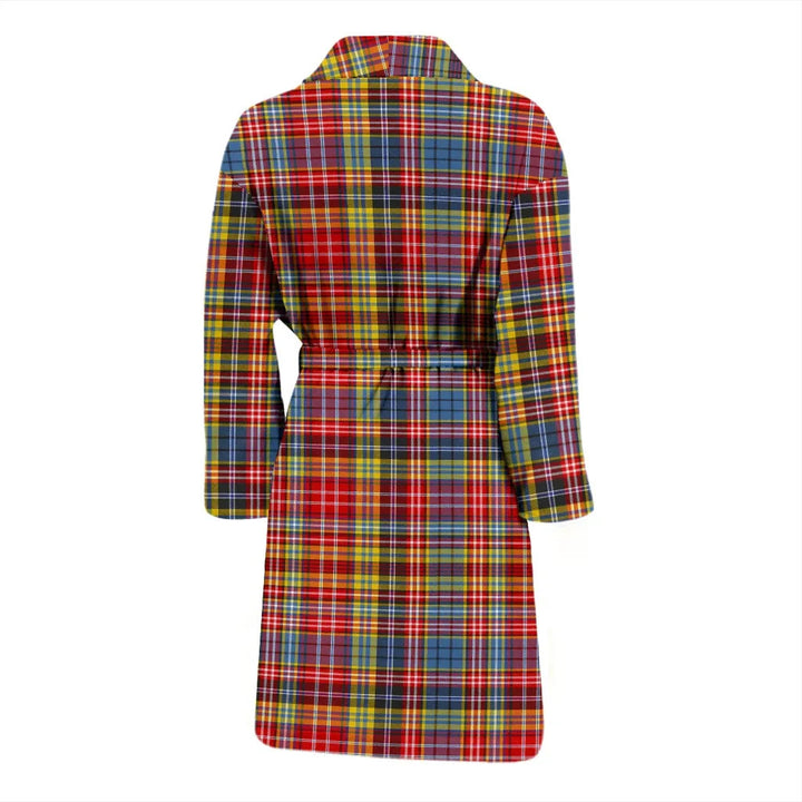 Scottish Drummond Of Strathallan Clan Tartan Bathrobe 2