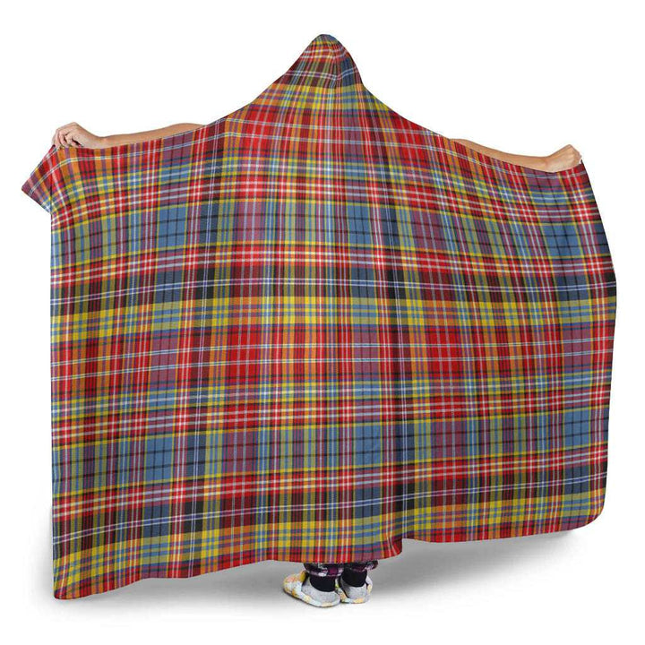 Scottish Drummond of Strathallan Clan Tartan Hooded Blanket Tartan Plaid 2