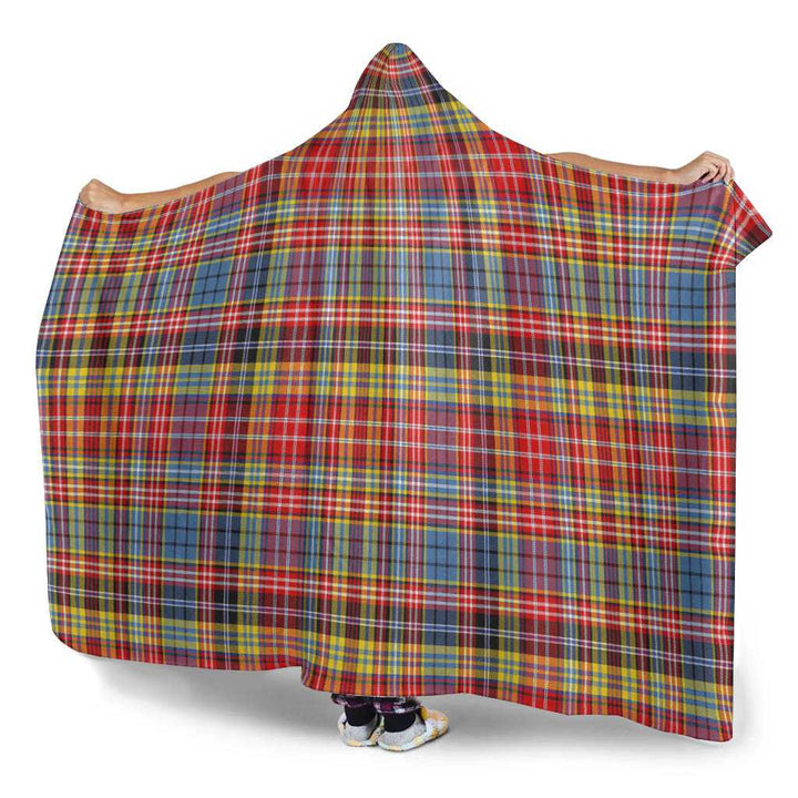 Scottish Drummond of Strathallan Clan Tartan Hooded Blanket Tartan Plaid 3