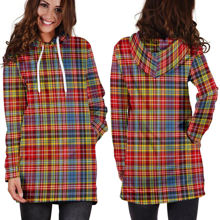 Scottish Drummond of Strathallan Clan Tartan Hoodie Dress