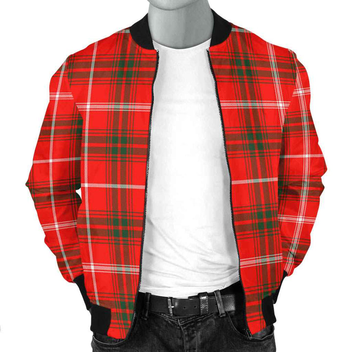 Scottish Duke of Rothesay Modern Clan Tartan Bomber Jacket Tartan Plaid 2