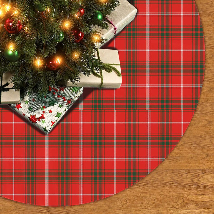 Scottish Duke of Rothesay Modern Clan Tartan Christmas Tree Skirt No Tassels 2 Tartan Plaid