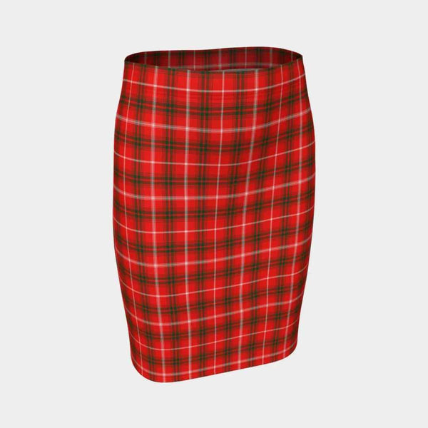 Scottish Duke of Rothesay Modern Clan Tartan Fitted Skirt Tartan Plaid 1