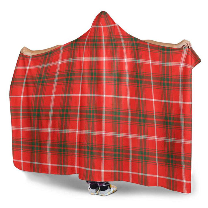 Scottish Duke of Rothesay Modern Clan Tartan Hooded Blanket Tartan Plaid 3