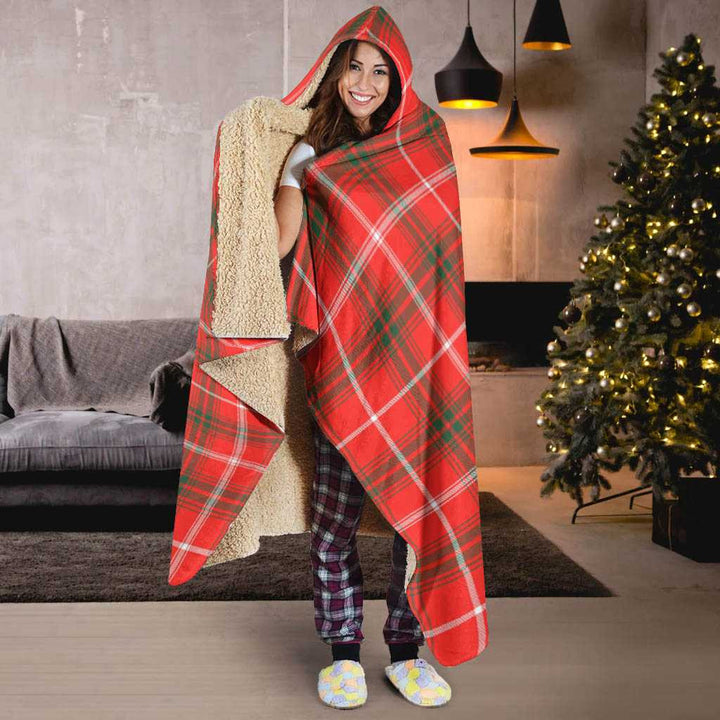 Scottish Duke of Rothesay Modern Clan Tartan Hooded Blanket Tartan Plaid 6