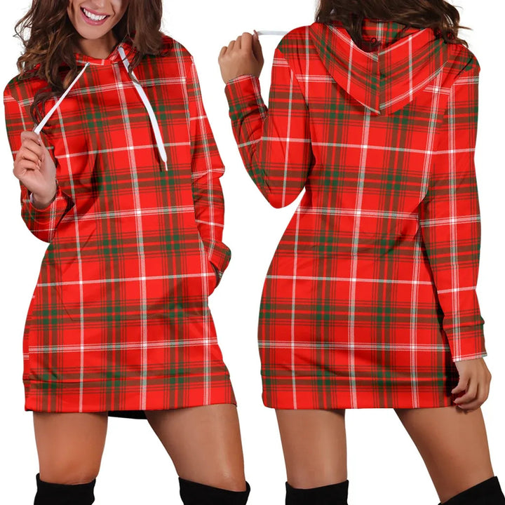 Scottish Duke of Rothesay Modern Clan Tartan Hoodie Dress