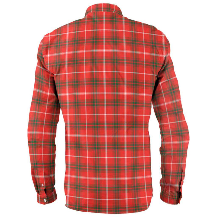 Scottish Duke of Rothesay Modern Clan Tartan Long Sleeve Shirt Back Side Tartan Plaid
