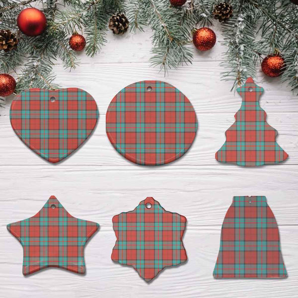 Scottish Dunbar Ancient Clan Tartan Ceramic Ornament All Tartan Plaid